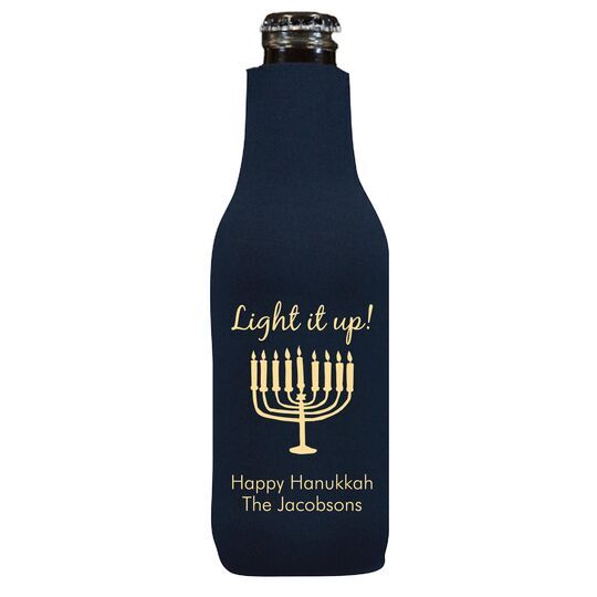 Light It Up Menorah Bottle Huggers